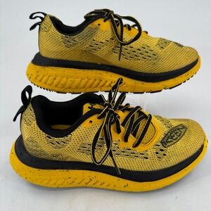 Keen Walking Athletic Shoes Sneakers WOMENS Yellow Black Lace Up SIZE 6